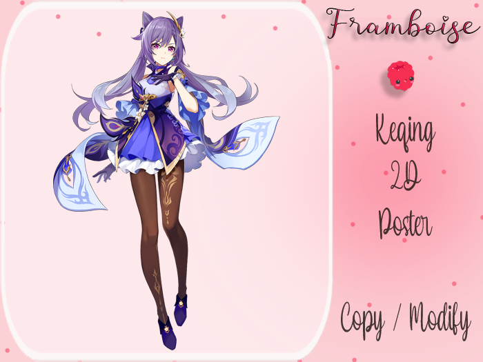 Framoise : Keqing 2D Poster