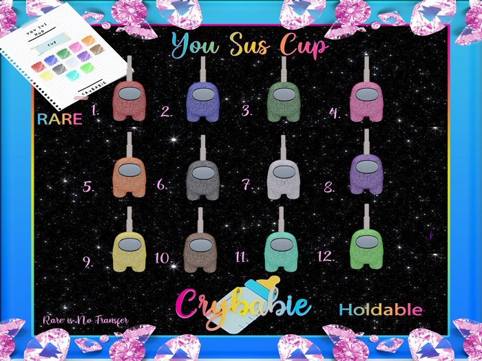 "Crybabie" You Sus Cup (Yellow)