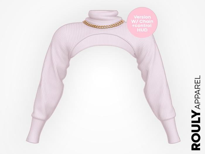 ROULY :: Femme Cropped Pullover - White