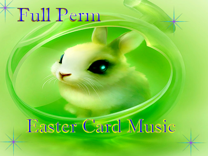 Bunny's Music -Easter Card Music Bells<full perm music>