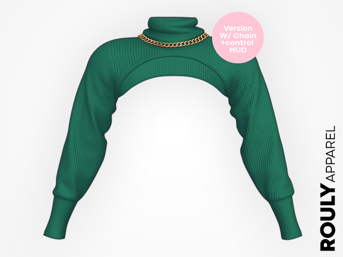 ROULY :: Femme Cropped Pullover - Eme