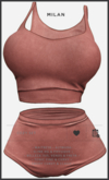 MILAN - Cozy Set Burnt Coral