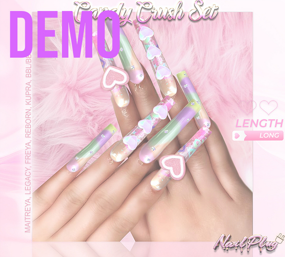 NAILPLUG:: Candy Crush Set DEMO