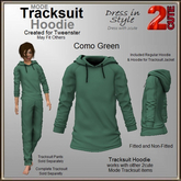 Mode Tracksuit Hoodie [2cute] Como Green