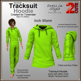 Mode Tracksuit Hoodie [2cute] Inch Worm