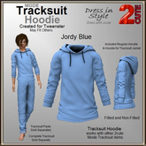 Mode Tracksuit Hoodie [2cute] Jordy Blue