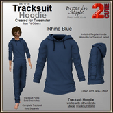 Mode Tracksuit Hoodie [2cute] Rhino Blue