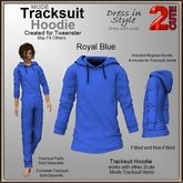 Mode Tracksuit Hoodie [2cute] Royal Blue
