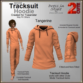 Mode Tracksuit Hoodie [2cute] Tangerine