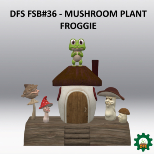 DFS Mushroom Plant - Froggie (FSB#36)
