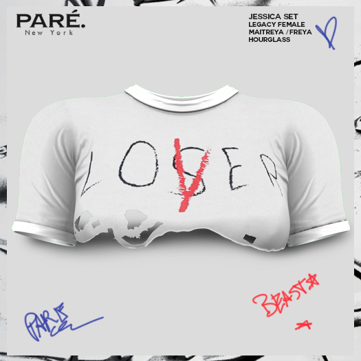 Pare.Jessica Crop - Lover