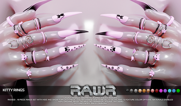 RAWR! Kitty Rings (add me)