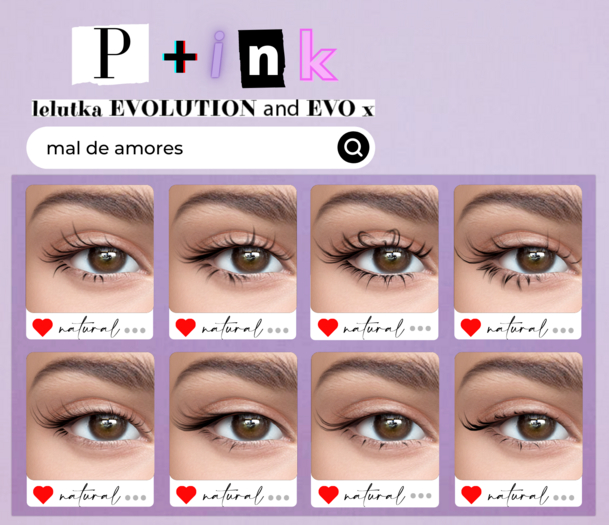 mal de amores eyelash collection [ P + ink ] APPLIER