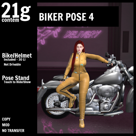 21g - Biker Pose 4