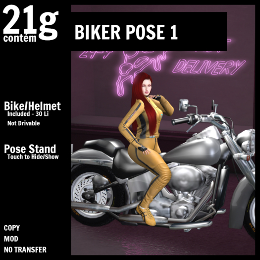 21g - Biker Pose 1