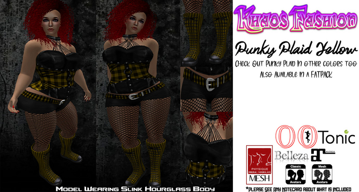:.KF.: Punky Plaid Yellow