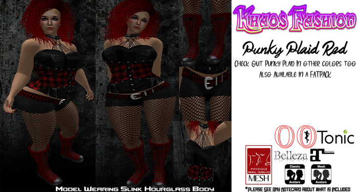 :.KF.: Punky Plaid Red