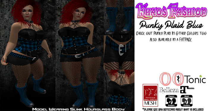 :.KF.: Punky Plaid Blue