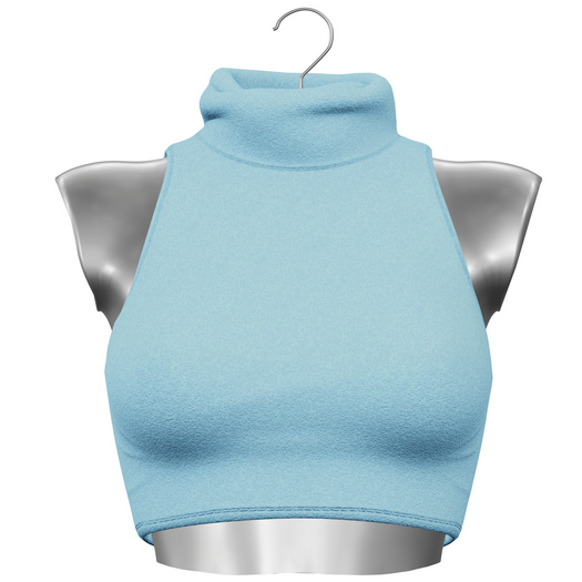 dewyPLUSH // Fuzzy Top [BABY BLUE]