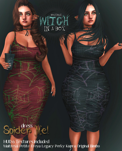 Witch In A Box // Spider Me! Dress