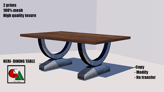 GA - Neri Dining table