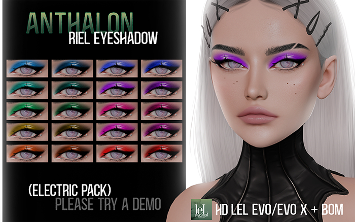 = ANTHALON = Riel Eyeshadow (EVO/X + BOM) Electric Pack