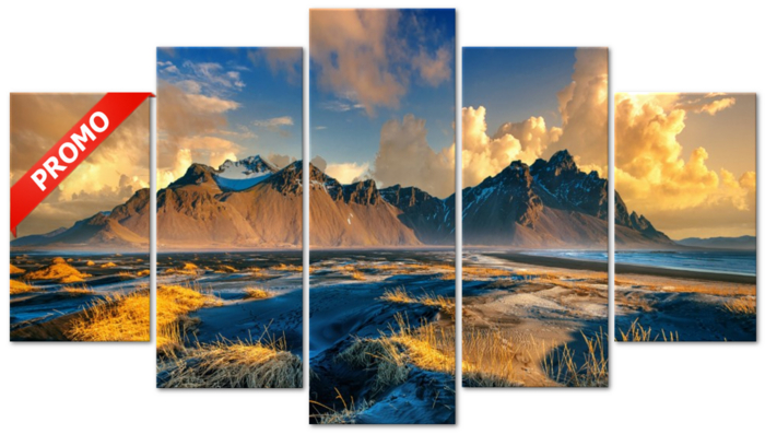 Mountains in the Morning Sun