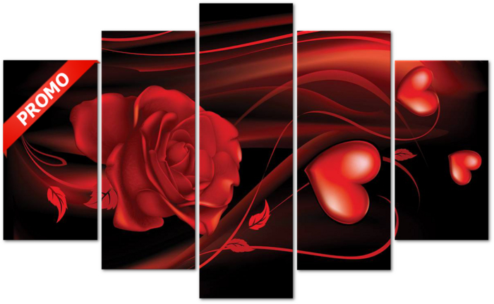 Rose and Hearts