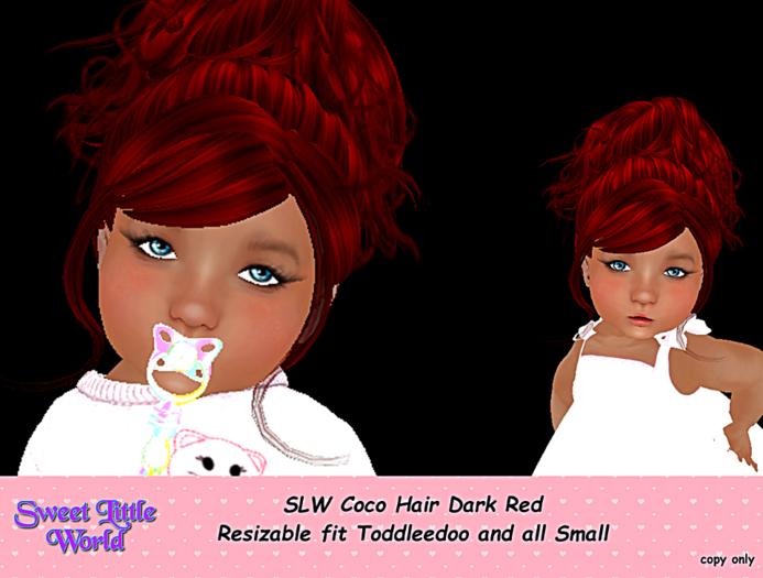 SLW Coco Hair Dark Red