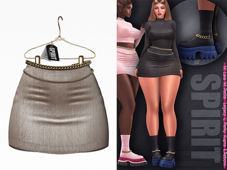 Second Life Marketplace - SPIRIT - Alfhildr skirt [NUDE]