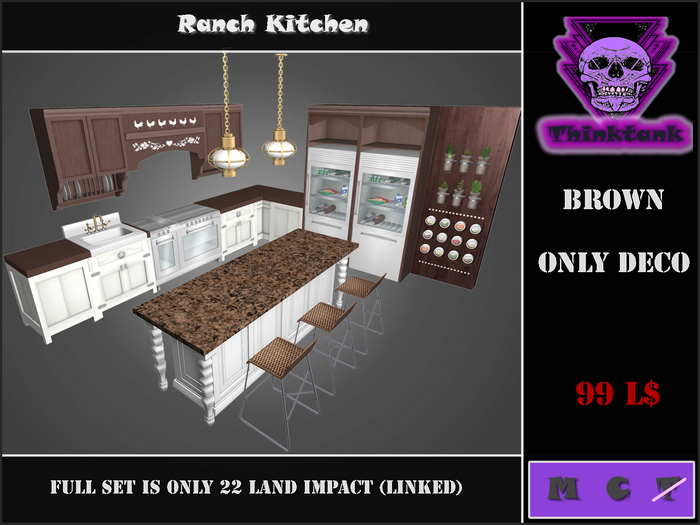 Ranch Kitchen BROWN