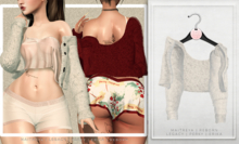 [Aleutia] Pippa Fuzzy Cardigan - Boxed -  White