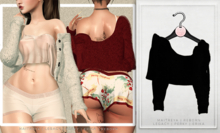 [Aleutia] Pippa Fuzzy Cardigan - Boxed -  Black