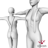 Viscon* Sculpties Suspenders + UV Maps