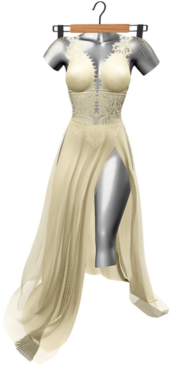 RIOT / Aphrodite Gown - Cream