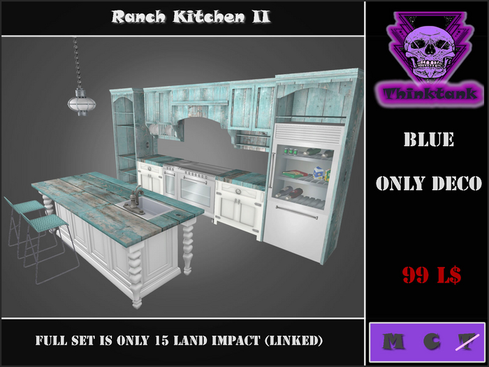 Ranch Kitchen II BLUE