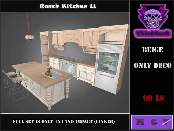 Ranch Kitchen II BEIGE