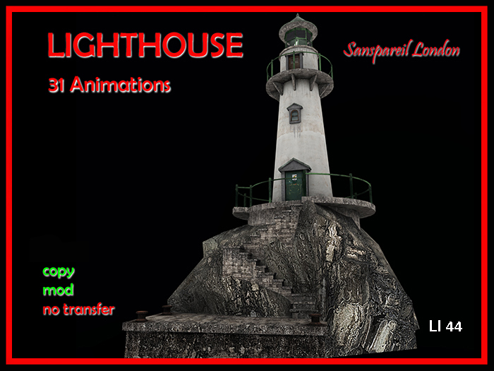 Lighthouse 44 LI, 31 Anim, Dark Rock - boxed