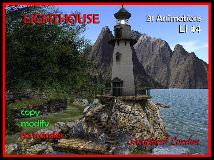 Lighthouse 44 LI, 31 Anim, Brown Rock - boxed