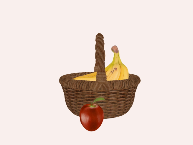 Basket With bananas