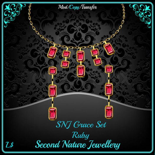 SNJ Grace Set Ruby ADD & CLICK!