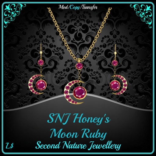 SNJ Honey's Moon Set Ruby