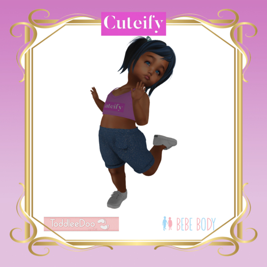 {Cuteify} Summer Time  SHORTS Light Blue
