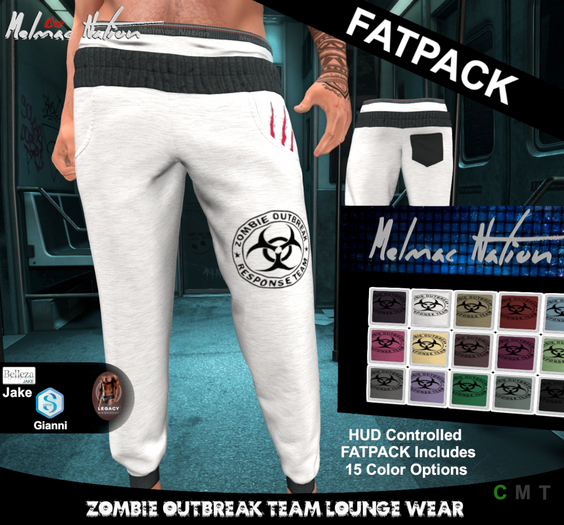 [ALF] Zombie Outbreak Team Lounge Wear FATPACK
