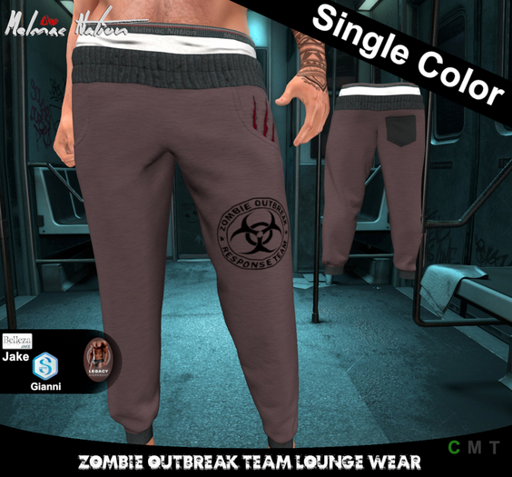 [ALF] Zombie Team "Merlot" Lounge Wear