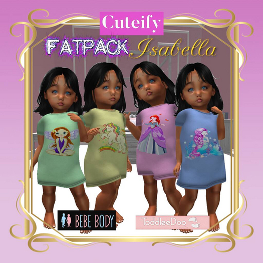 {Cuteify} Isabella Night Dress (Fatpack) 