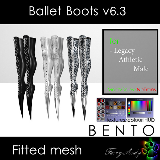 DEMO - Furry Andy - Ballet Boot's v6.3 - Legacy Athletic