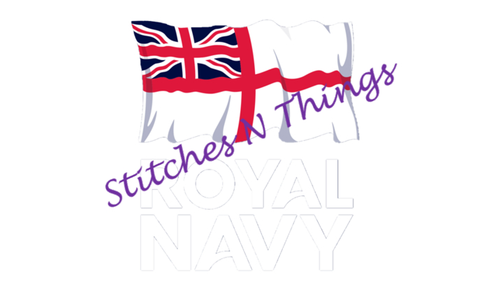 Stitches N Things - British Royal Navy With No Background patch