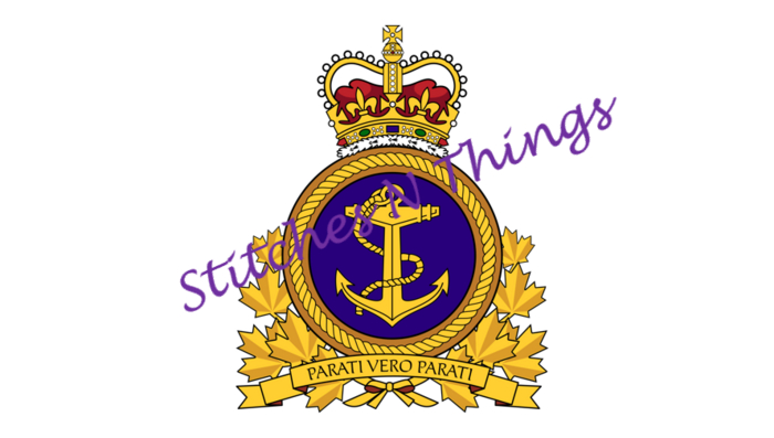 Stitches N Things - Royal Canadian Navy patch