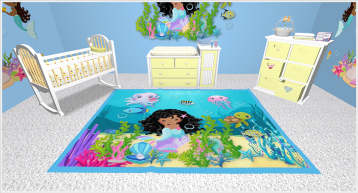 εїз ☀ Nursery Rug - The Little Mermaid  ( Not Texture / mesh ) ☀ εїз